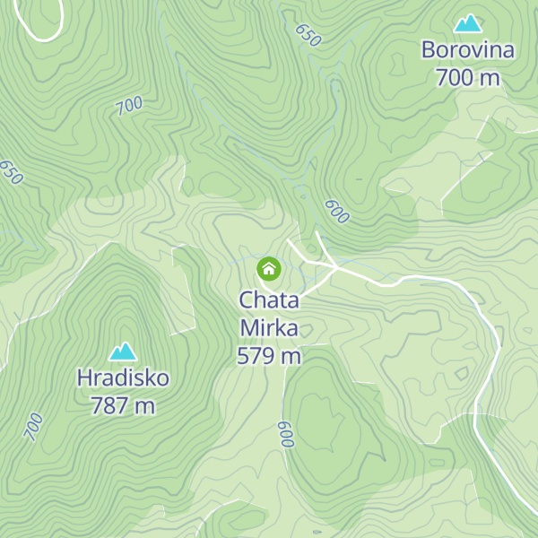 Map of Chata Mirka