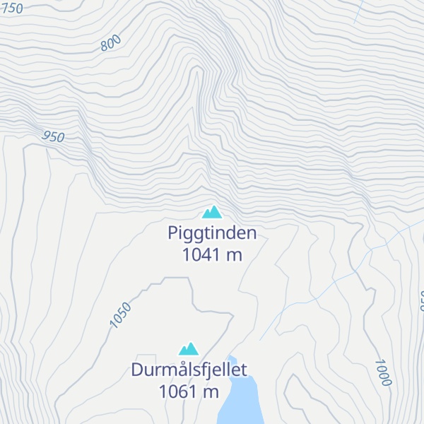 Map of Piggtinden