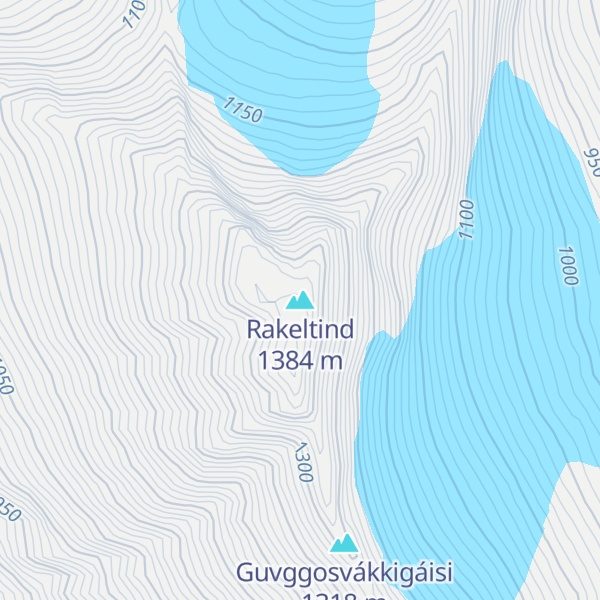 Map of Rakeltind