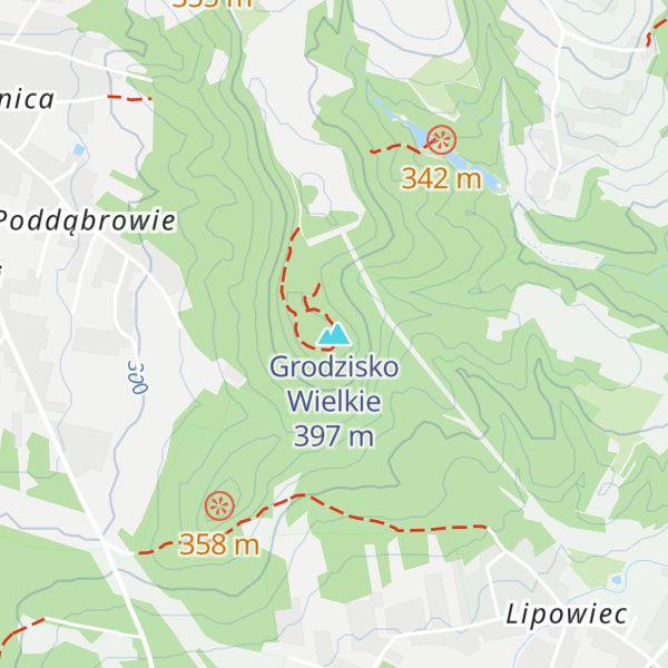 Map of Grodzisko Wielkie