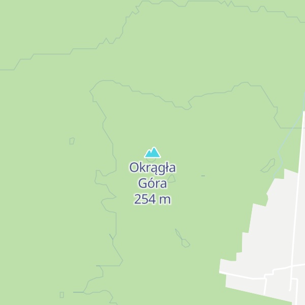 Map of Okrągła Góra