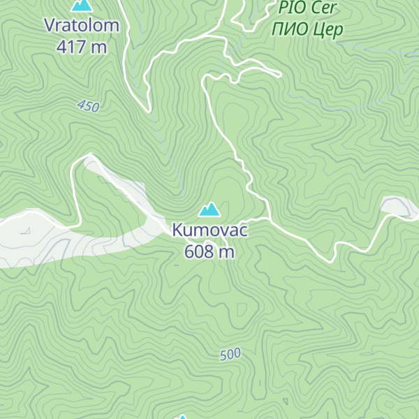 Map of Kumovac