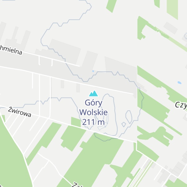 Map of Góry Wolskie
