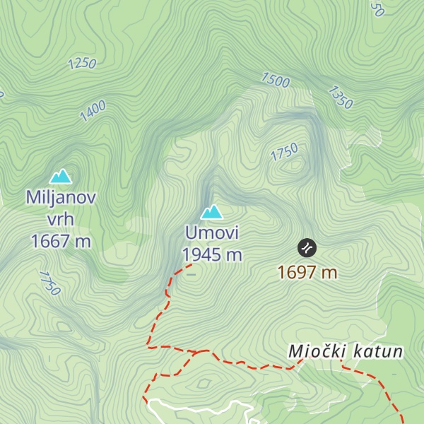 Map of Umovi