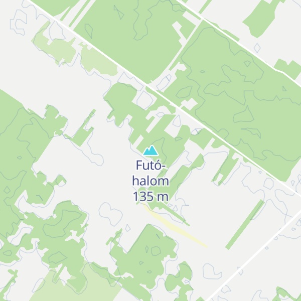 Map of Futó-halom