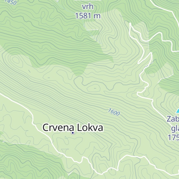 Map of Baltića vrh