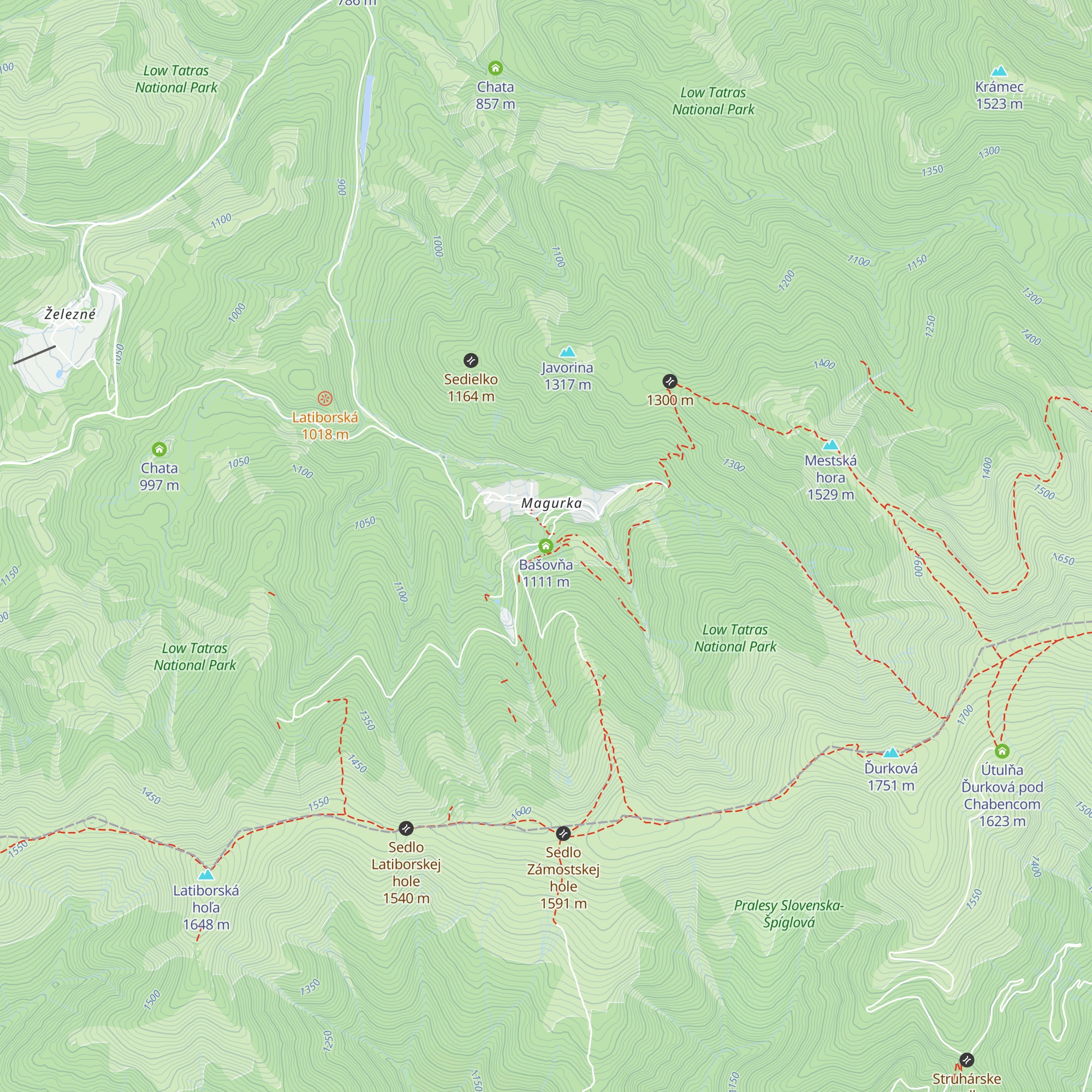 Bašovňa map
