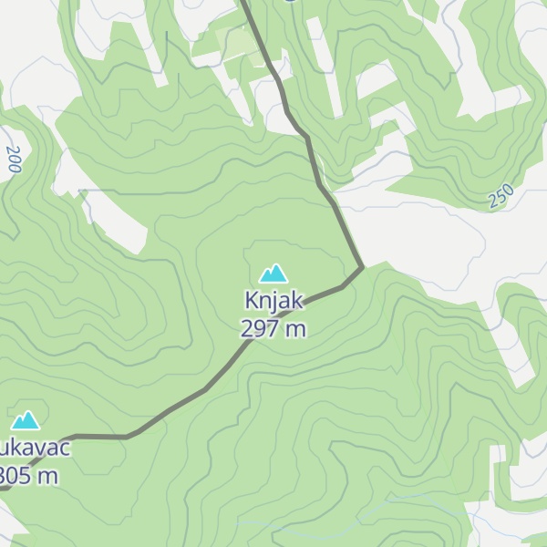 Map of Knjak