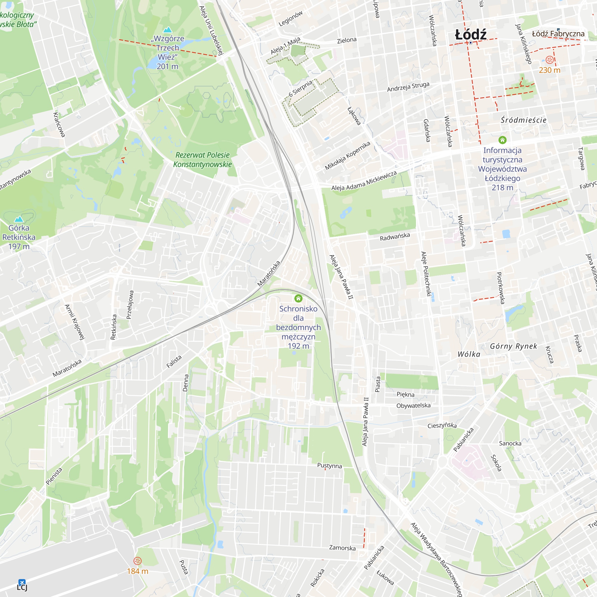 Schronisko dla bezdomnych mężczyzn map