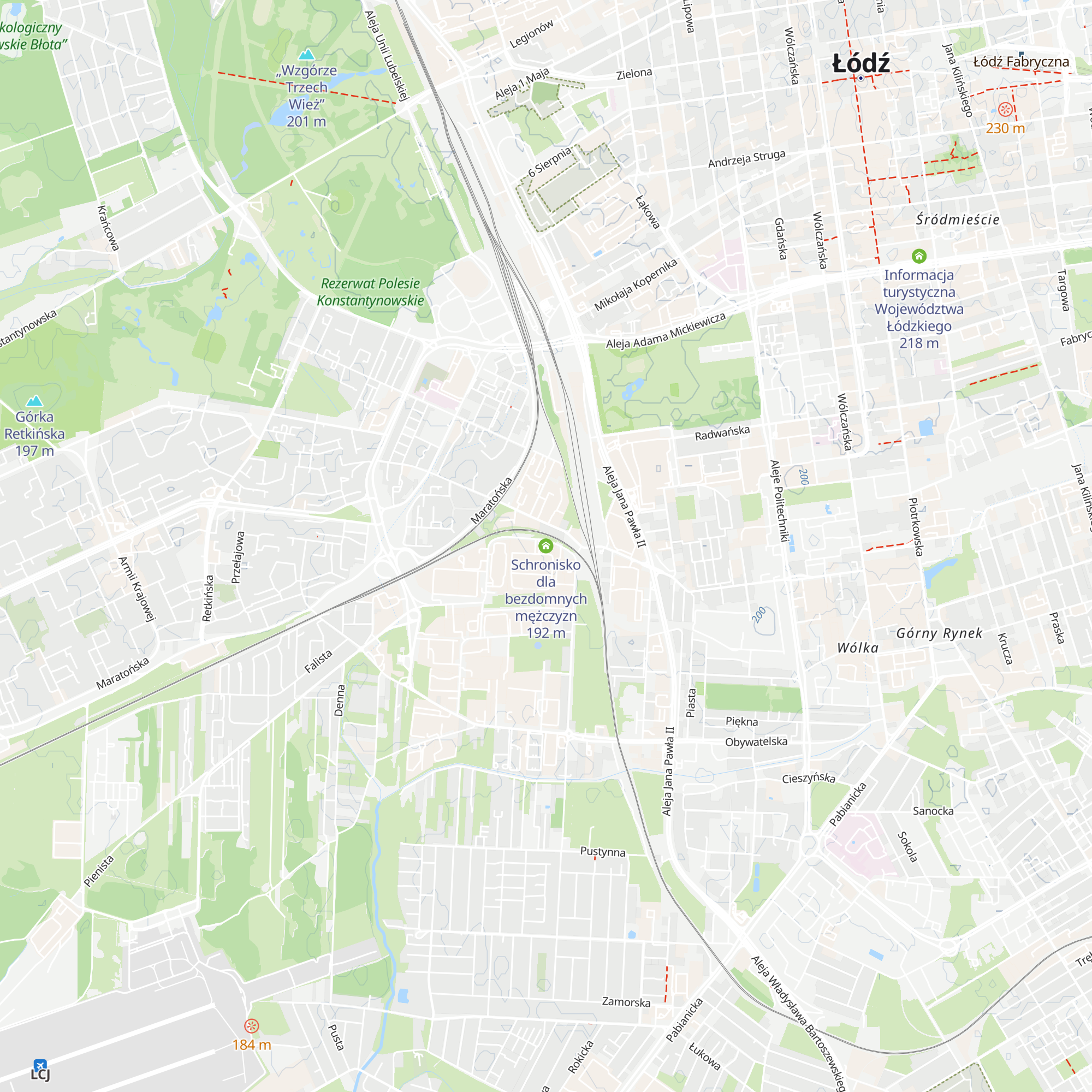 Schronisko dla bezdomnych mężczyzn map