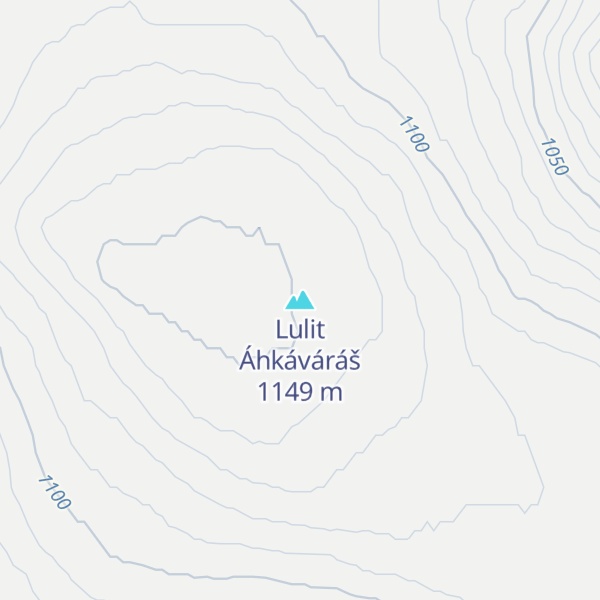 Map of Lulit Áhkáváráš