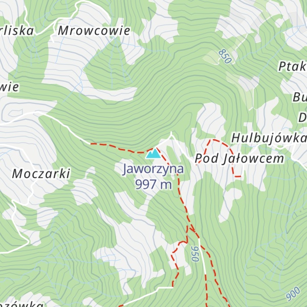 Map of Jaworzyna