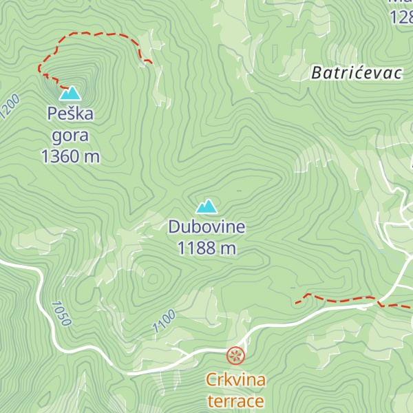 Map of Dubovine