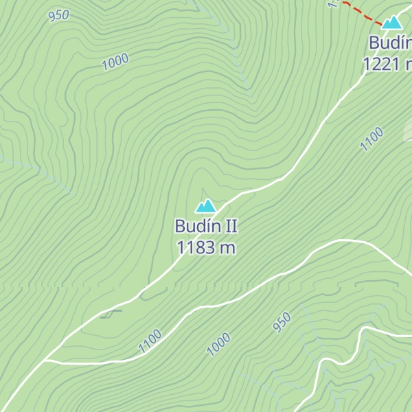 Map of Budín II