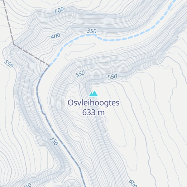 Map of Osvleihoogtes