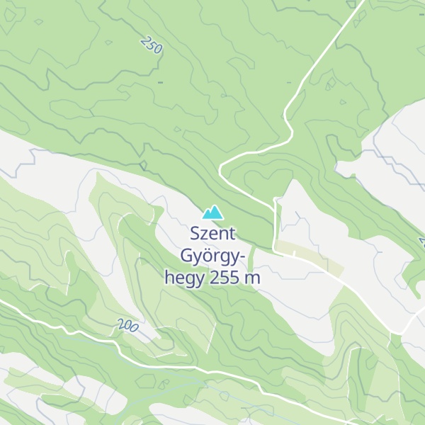 Map of Szent György-hegy