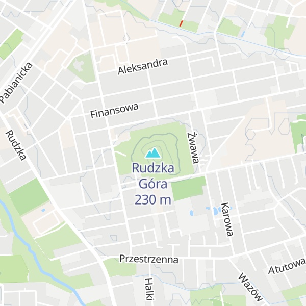 Map of Rudzka Góra