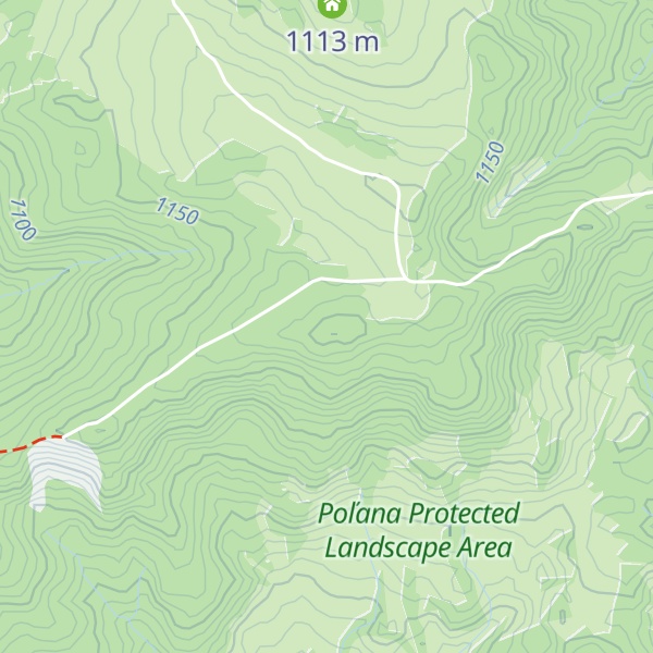 Map of Poľana