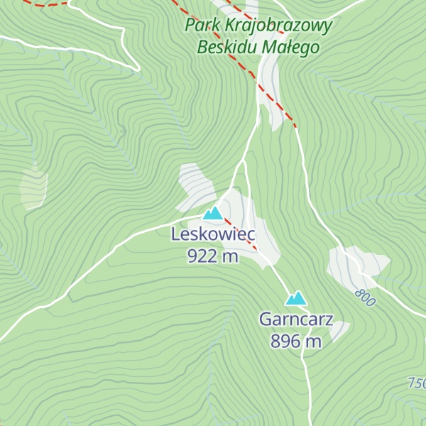 Map of Leskowiec