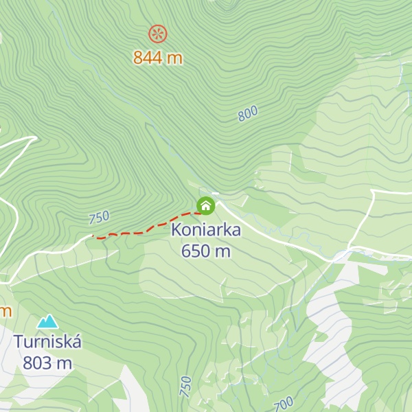 Map of Koniarka