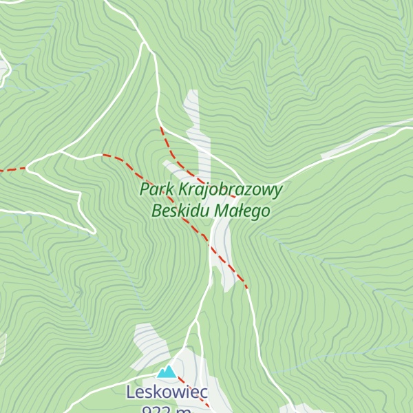 Map of Groń Jana Pawła II