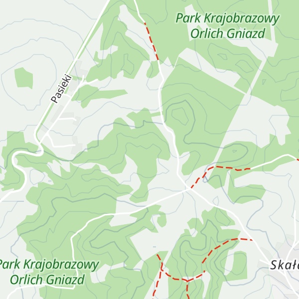 Map of Okrąglica