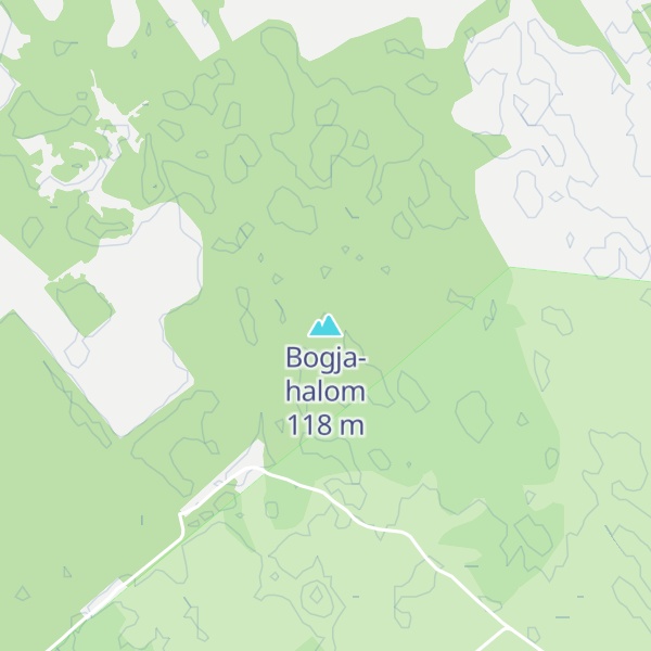 Map of Bogja-halom
