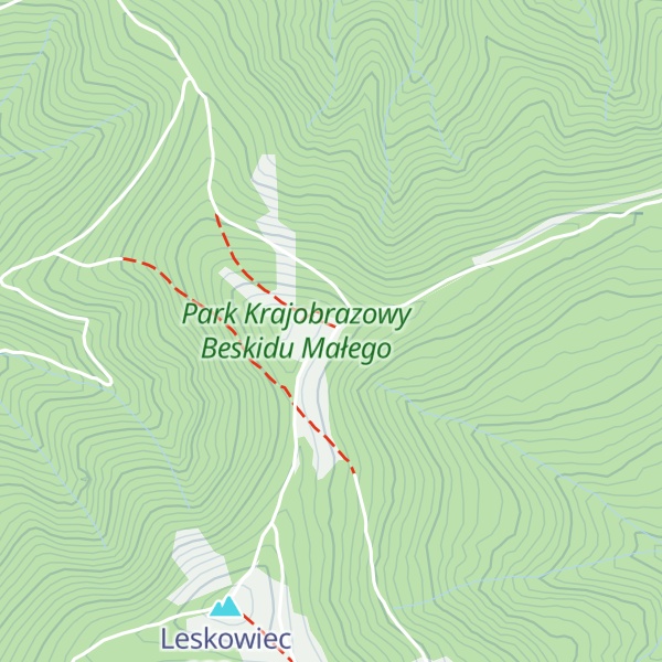 Map of Schronisko PTTK Leskowiec
