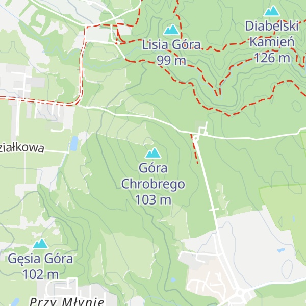 Map of Góra Chrobrego