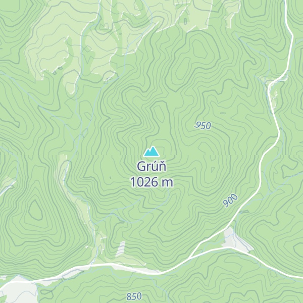 Map of Grúň