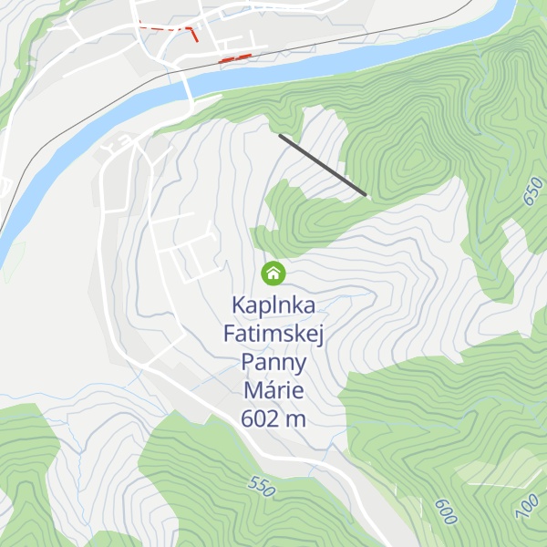 Map of Kaplnka Fatimskej Panny Márie