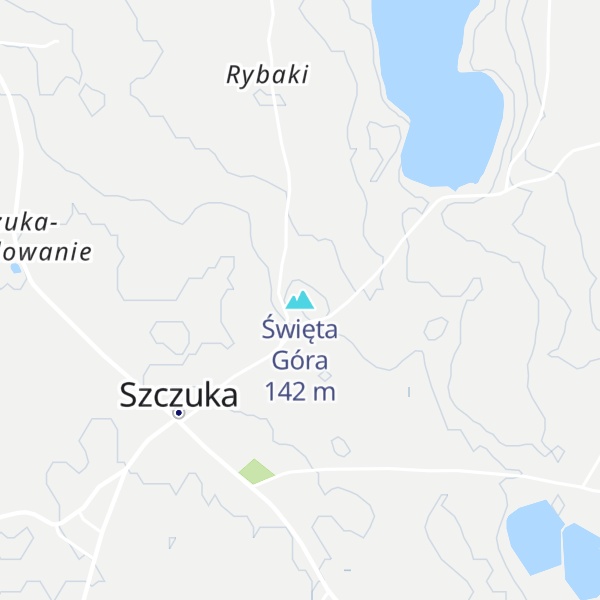 Map of Święta Góra