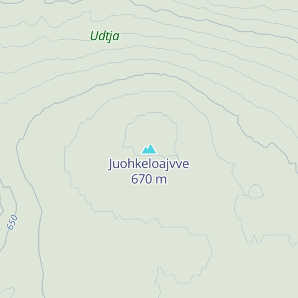 Map of Juohkeloajvve