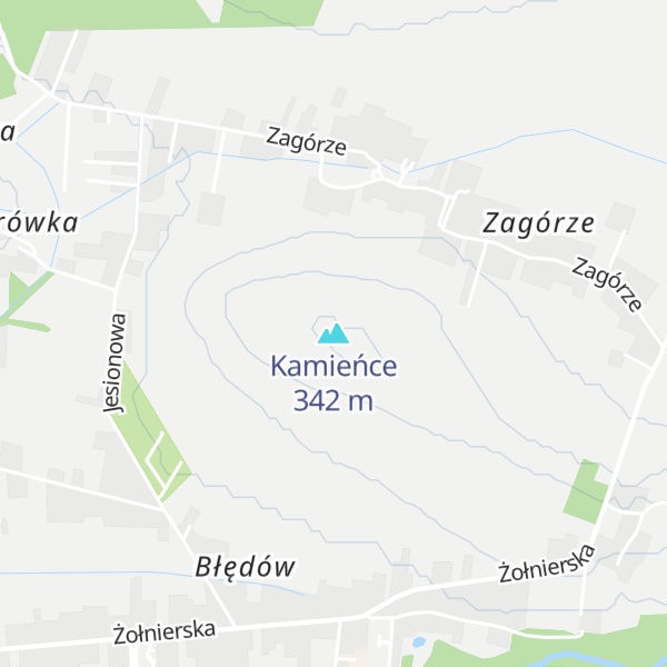 Map of Kamieńce