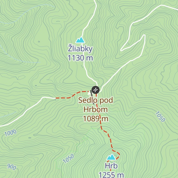 Map of Chata pod Hrbom