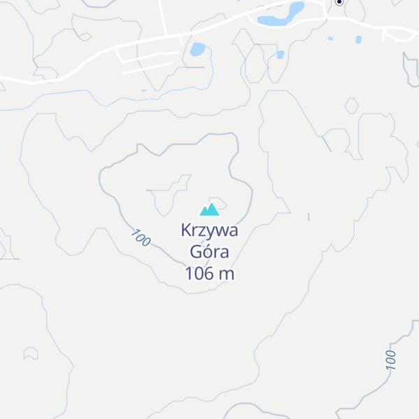 Map of Krzywa Góra