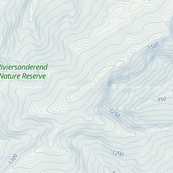 Map of Riviersonderendberg