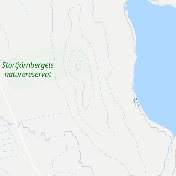 Map of Stortjärnberget