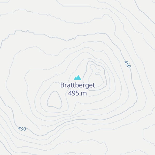 Map of Brattberget
