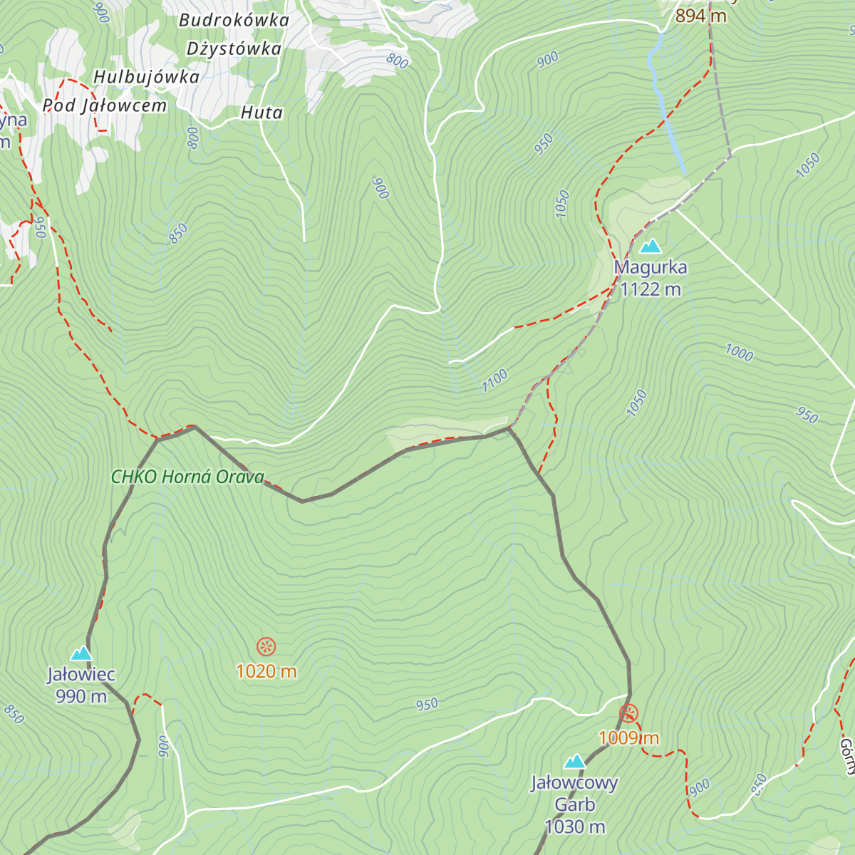 Szałas map