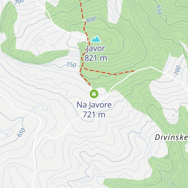 Map of Na Javore