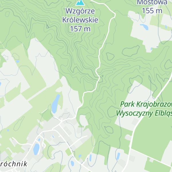 Map of Klesza Góra