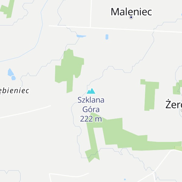 Map of Szklana Góra