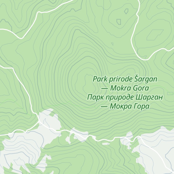 Map of Bukova glava