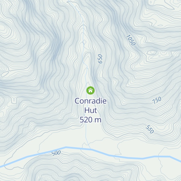 Map of Conradie Hut