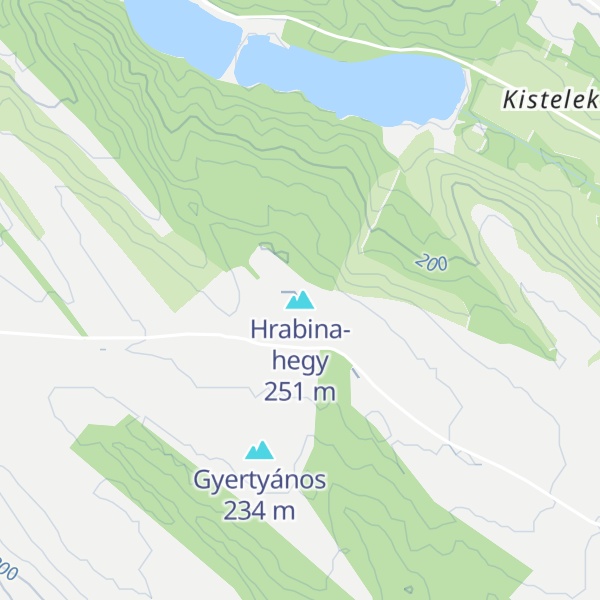 Map of Hrabina-hegy