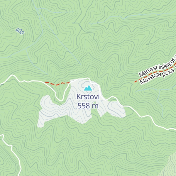 Map of Krstovi