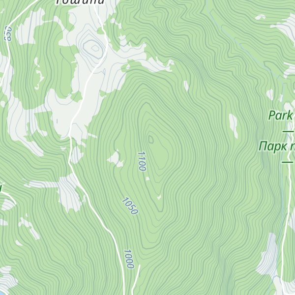 Map of Tusto brdo