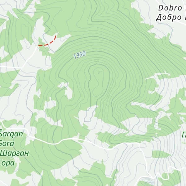 Map of Carevića vis