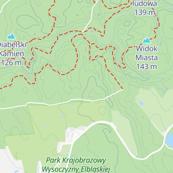 Map of Wzgórze 13 sosen